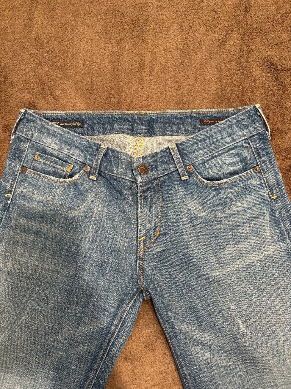 Citizens of Humanity Faye Full Leg Jeans 003-001 Medium Wash Sz 30 Low Rise